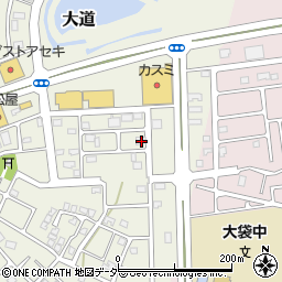 埼玉県越谷市大道535周辺の地図