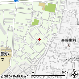 埼玉県越谷市恩間108周辺の地図