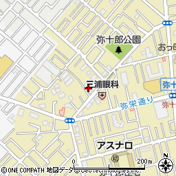 埼玉県越谷市弥十郎102周辺の地図