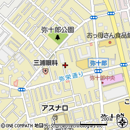 埼玉県越谷市弥十郎683-7周辺の地図