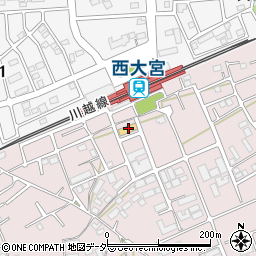 ファミリーマート西大宮駅南口店周辺の地図