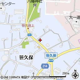 埼玉県さいたま市岩槻区笹久保829周辺の地図
