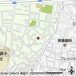 埼玉県越谷市恩間109-2周辺の地図