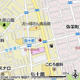 埼玉県越谷市弥十郎369周辺の地図