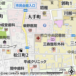 ゆうちょ銀行川越店 ＡＴＭ周辺の地図