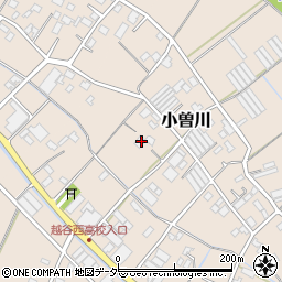 埼玉県越谷市小曽川423周辺の地図