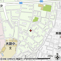 埼玉県越谷市恩間69周辺の地図