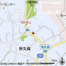 埼玉県さいたま市岩槻区笹久保826周辺の地図