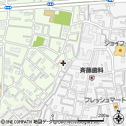埼玉県越谷市恩間74周辺の地図