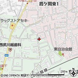 埼玉県川越市的場2430-2周辺の地図