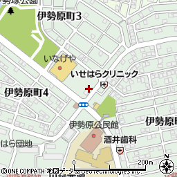 埼玉県川越市伊勢原町周辺の地図