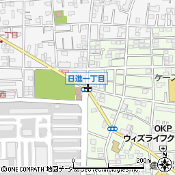 日進１周辺の地図