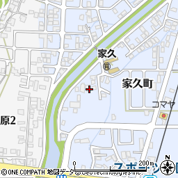 福井県越前市家久町94周辺の地図