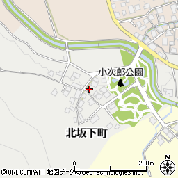 福井県越前市北坂下町周辺の地図