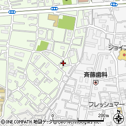 埼玉県越谷市恩間115周辺の地図