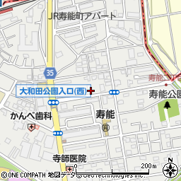 埼玉県さいたま市大宮区寿能町2丁目205-2周辺の地図