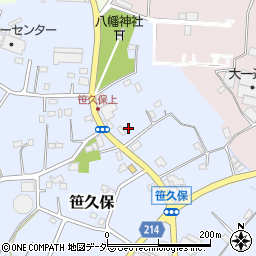 埼玉県さいたま市岩槻区笹久保822-1周辺の地図