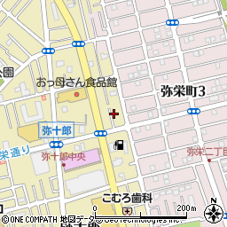 埼玉県越谷市弥十郎363周辺の地図