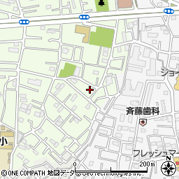 埼玉県越谷市恩間119-1周辺の地図