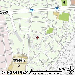 埼玉県越谷市恩間93周辺の地図