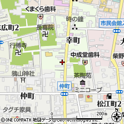 菓匠芋乃蔵周辺の地図