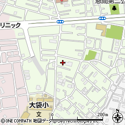 埼玉県越谷市恩間94-3周辺の地図