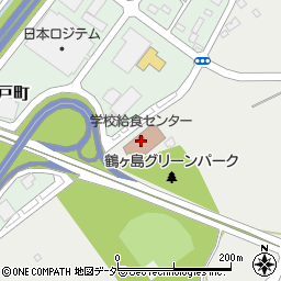 鶴ヶ島市役所　学校給食センター周辺の地図
