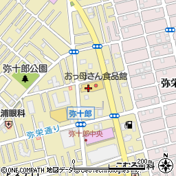 埼玉県越谷市弥十郎344周辺の地図