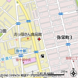 埼玉県越谷市弥十郎352周辺の地図