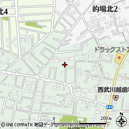 埼玉県川越市的場2400周辺の地図