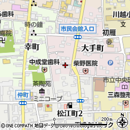 埼玉県川越市大手町1周辺の地図