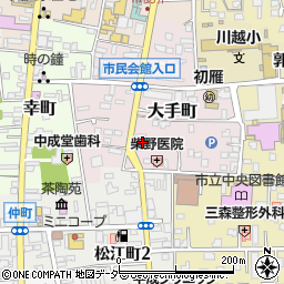 埼玉県川越市大手町2周辺の地図