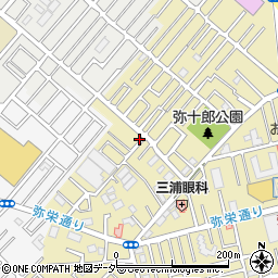 埼玉県越谷市弥十郎138-5周辺の地図