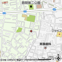 埼玉県越谷市恩間79周辺の地図