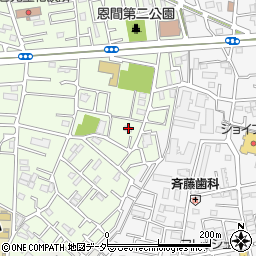 埼玉県越谷市恩間81-5周辺の地図