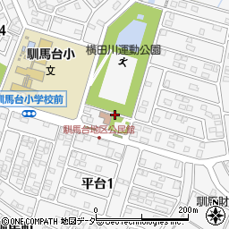 茨城県龍ケ崎市平台周辺の地図