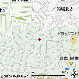 埼玉県川越市的場2402-1周辺の地図