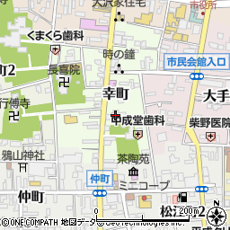 埼玉りそな銀行蔵の街 ＡＴＭ周辺の地図