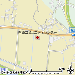 君賀コミュニティセンター周辺の地図