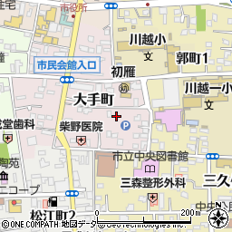 埼玉県川越市大手町10周辺の地図