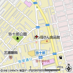 埼玉県越谷市弥十郎659-7周辺の地図