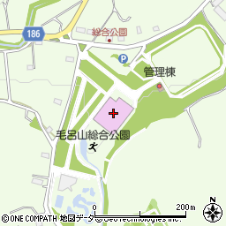 毛呂山町総合公園体育館周辺の地図