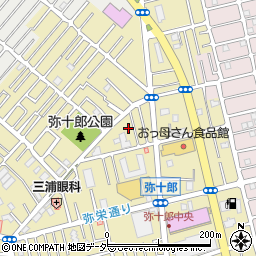 埼玉県越谷市弥十郎661周辺の地図