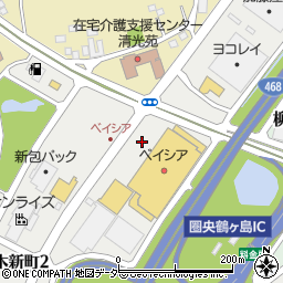 埼玉県鶴ヶ島市三ツ木新町周辺の地図