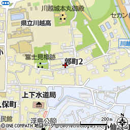川越珠算学院周辺の地図