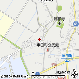 茨城県龍ケ崎市半田町1225周辺の地図