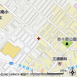埼玉県越谷市弥十郎139周辺の地図