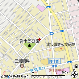 埼玉県越谷市弥十郎193周辺の地図