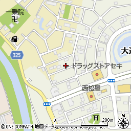 埼玉県越谷市大道642周辺の地図