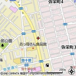 埼玉県越谷市弥十郎337周辺の地図